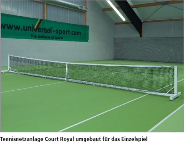 Tennisnetzanlage Court Royal II Turnier